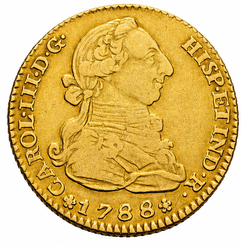 CHILE SANTIAGO MINT 1811 FERNANDO VII 8 ESCUDOS CI, Full Doubloon